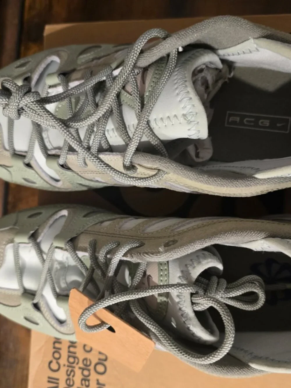 Nike ACG Air Exploraid Jade Horizon and White FV2925-300 Men's Sz 11 Hiking NEW - Picture 8 of 14